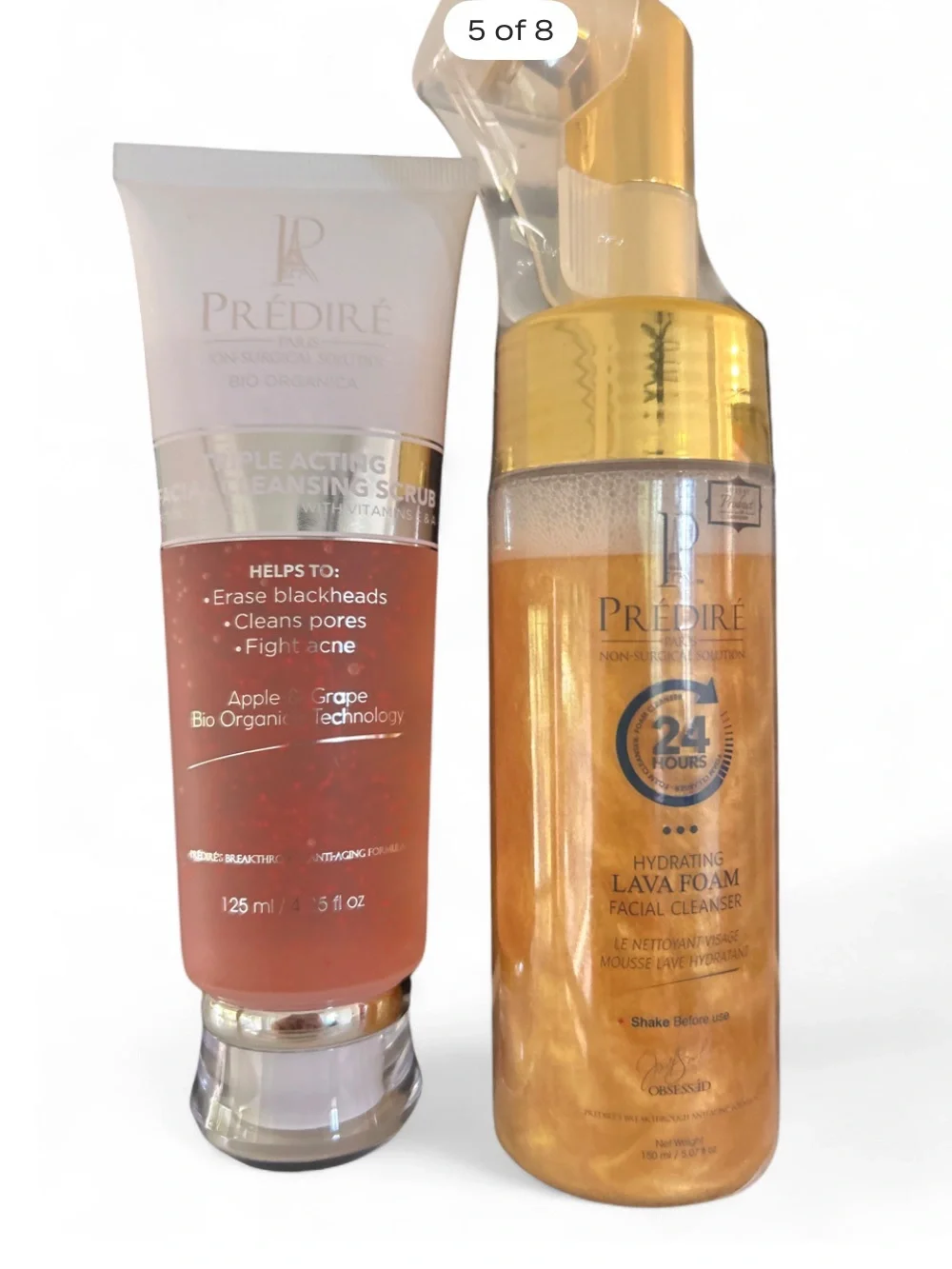 Prédiré Hydrating Lava Foam + Cleansing Scrub Duo - $255 Retail